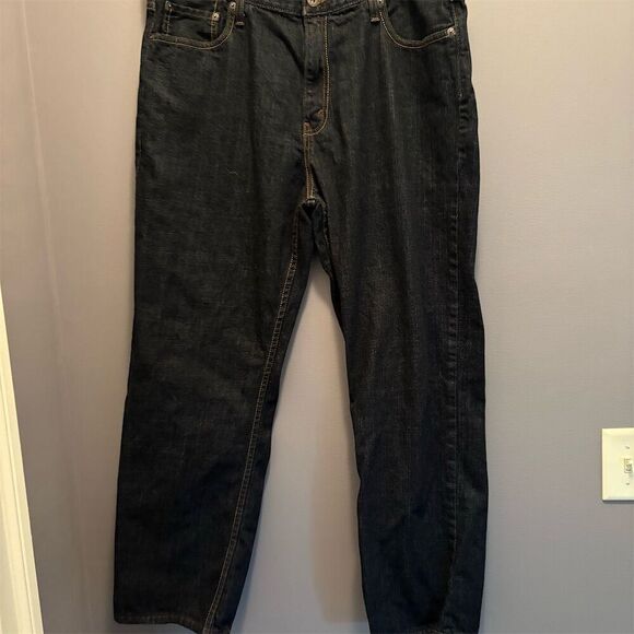 Denizen by Levi's Men's Dark Denim Straight Fit Jeans 38x30 - Picture 1 of 9